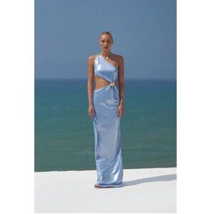 Baobab Collection Asymmetrical Blue Dress